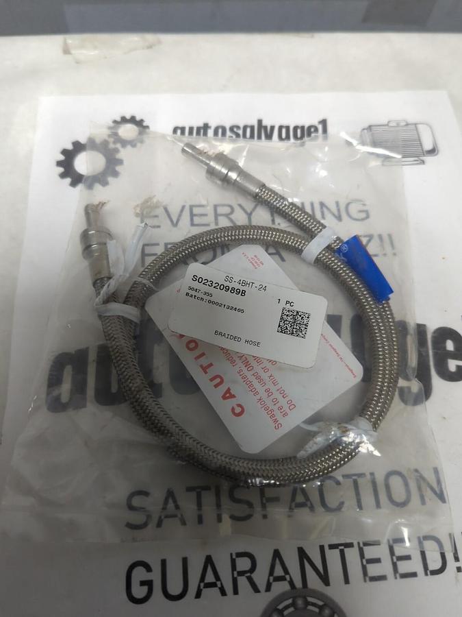 SWAGELOK,SS-4HBT-24,BRAIDED PTFE HOSE 1/4 X 24 INCH NEW