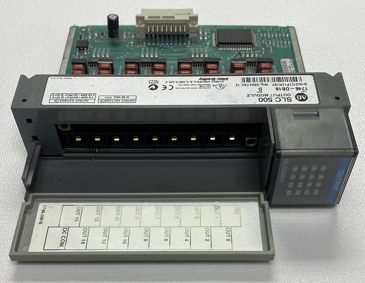 Allen Bradley,1746-0B16,Ser D Output Module NOS
