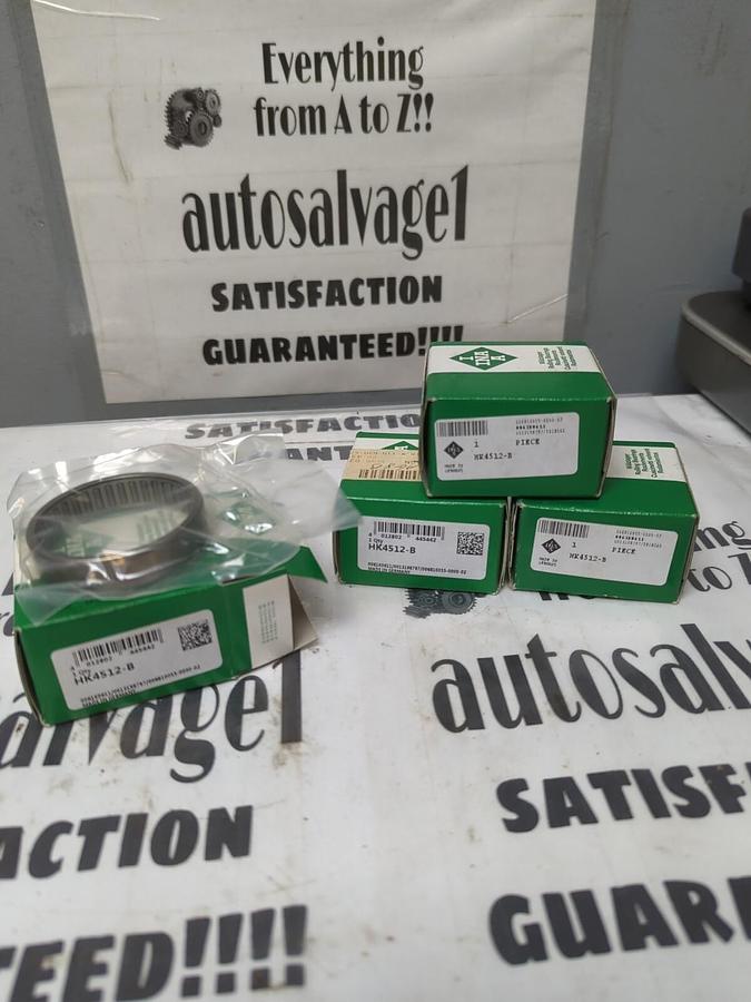 INA,HK4512-B,NEEDLE ROLLER BEARING 45X52X12MM LOT OF 4 NOS