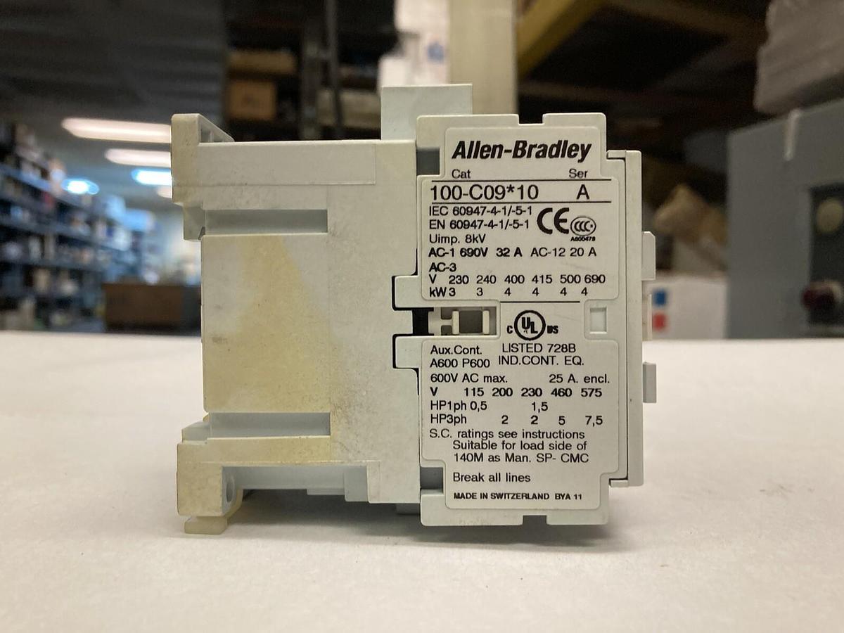 Used Allen Bradley,100-C09*10,Contactor Series A