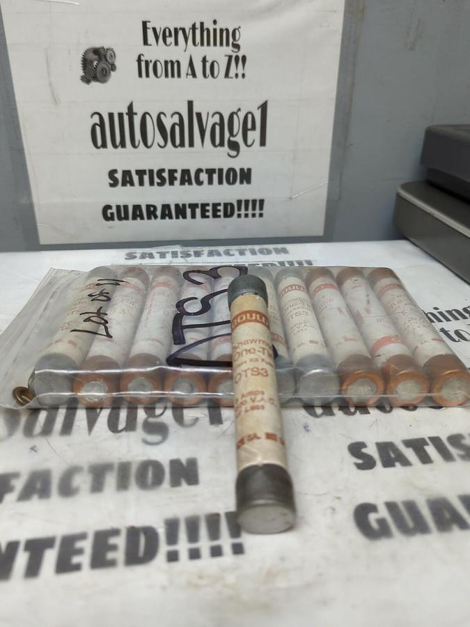 GOULD SHAWMUT,OTS3,ONE-TIME FUSE LOT OF 11 NOS