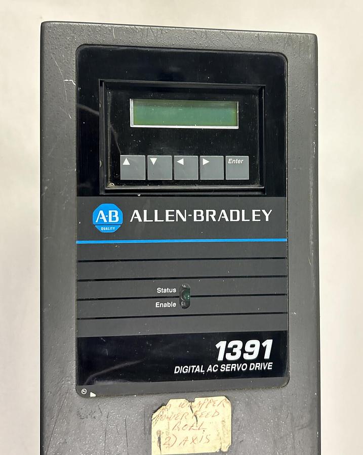 Used ALLEN BRADLEY,1391-DES15-DI-AQB,AC SERVO CONTROLLER