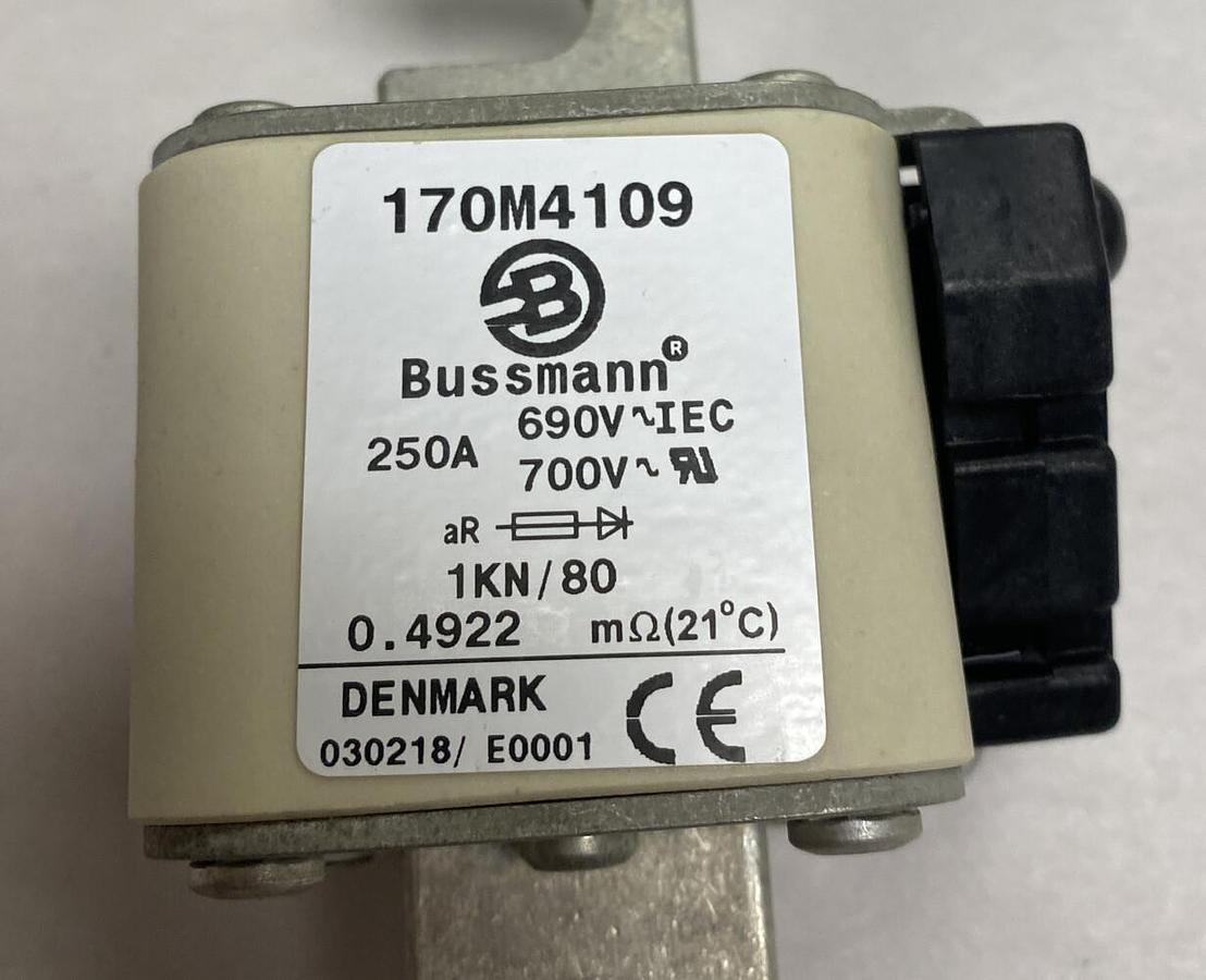 BUSSMANN,170M4109,SERIES HIGH SPEED SQUARE BODY FUSES NOS