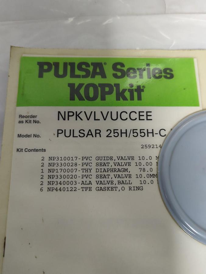 PULSAFEEDER,PULSAR 25H/55-H-C,PULSA SERIES KOPkit NOS