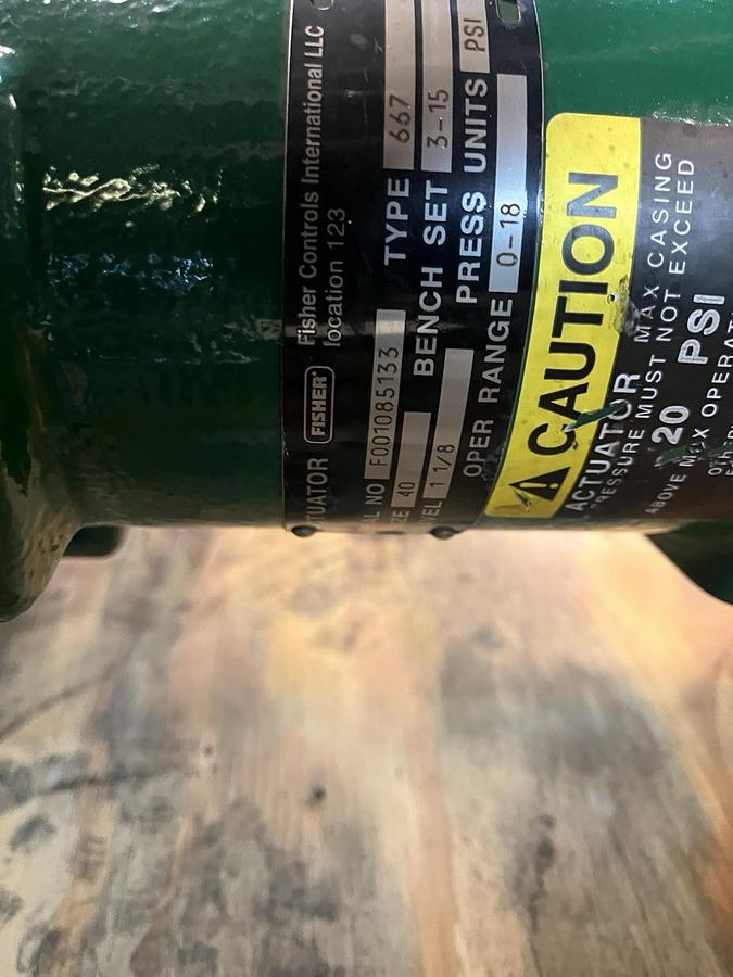 FISHER,667,PNEUMATIC ACTUATOR VALVE SIZE 40 2" 250B