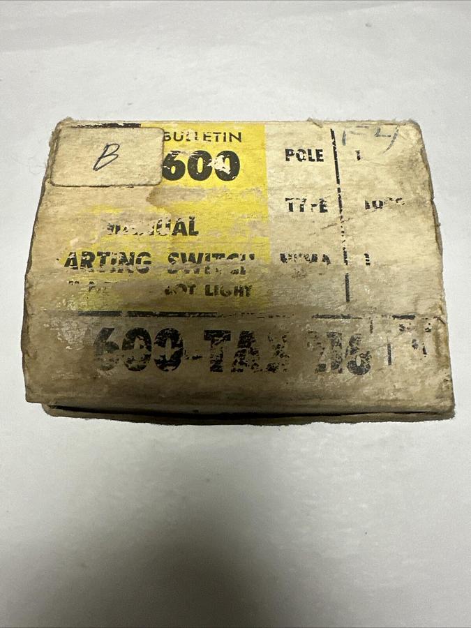 Allen-Bradley,600-TAX216,Starting Switch