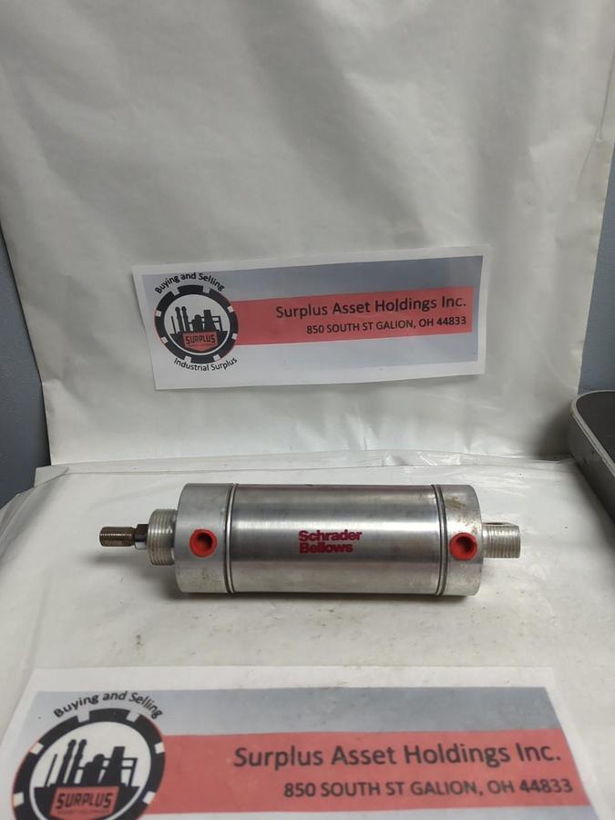 Used SCHRADER BELLOWS,KD632282,CYLINDER 250 PSI 17 BAR PRE-OWNED