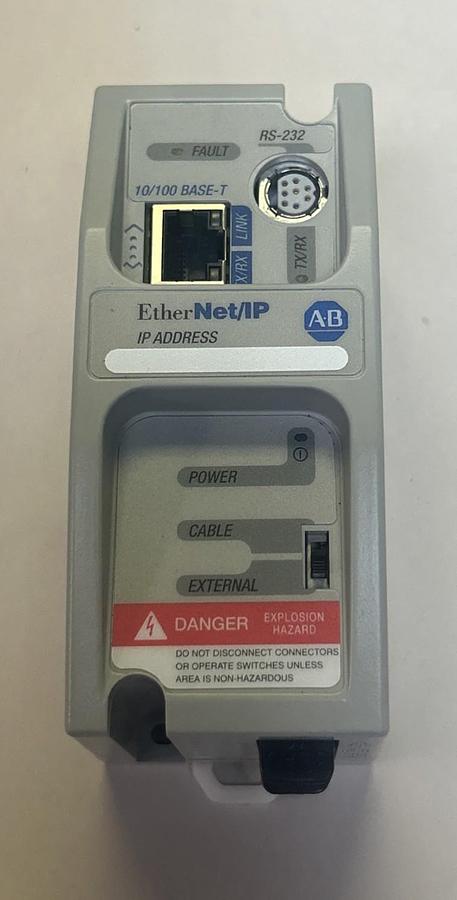 Used ALLEN BRADLEY,1761-NET-ENI,ETHERNET INTERFACE