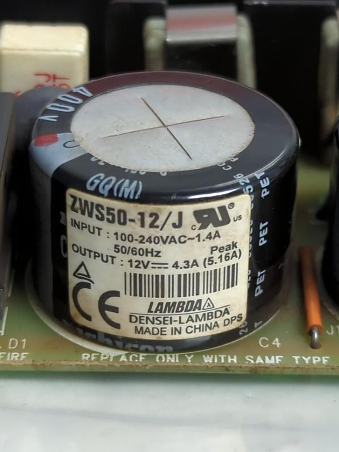 Used LAMBDA,ZWS50-12/J,POWER SUPPLY BOARD PRE-OWNED