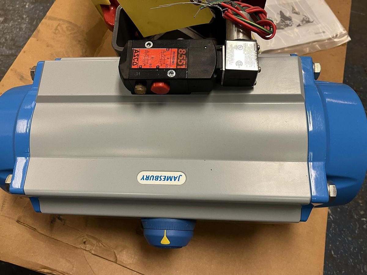 RICHTER,KNA-150LBS-PFA, 6"  LINED FLANGE BALL VALVE JAMESBURY VALV-POWR ACTUATOR