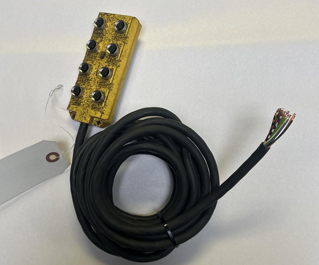 Used LLUMBERG,ZV83U,ACTUATOR SENSOR BOX 8 PORT