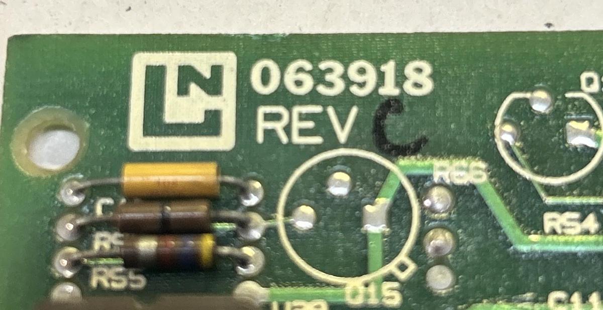 Used LEEDS & NORTHRUP,063918,PROCESSOR CIRCUIT BOARD