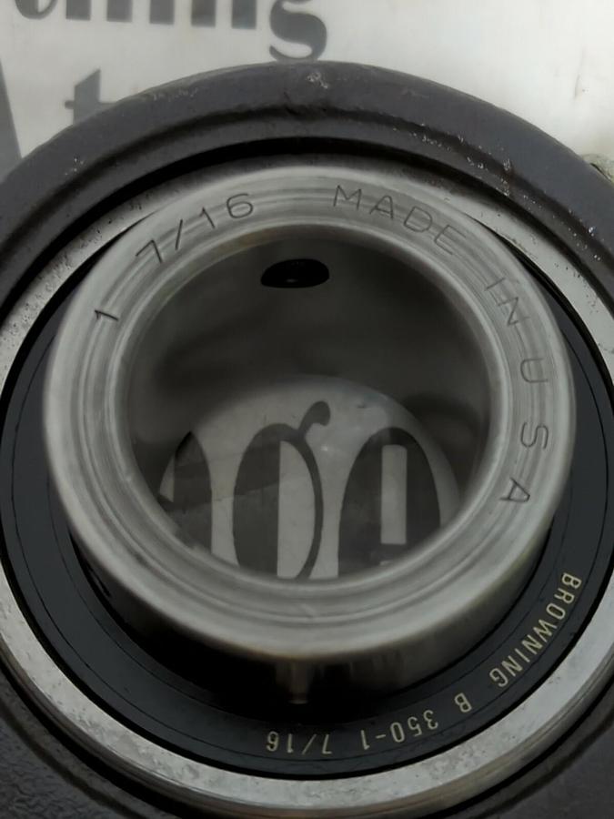 BROWNING,PB350 1-7/16,PILLOW BLOCK BEARING 1-7/16 INCH BORE NO BOX NOS