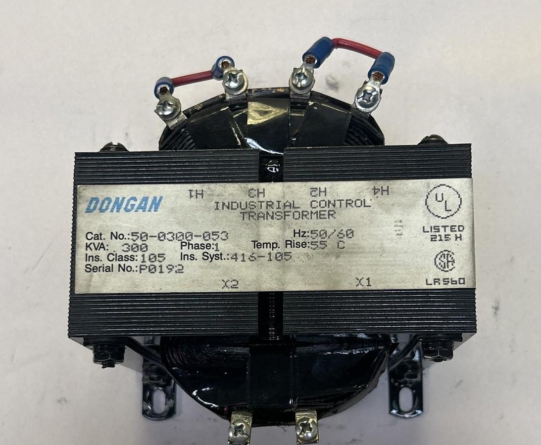 Used DONGAN,50-0300-053,INDUSTRIAL CONTROL TRANSFORMER 300KVA