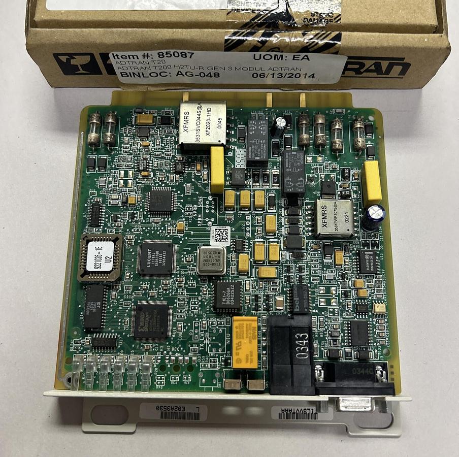 Used ADTRAN,1223026L2,TRANSCEIVER BOARD NEW