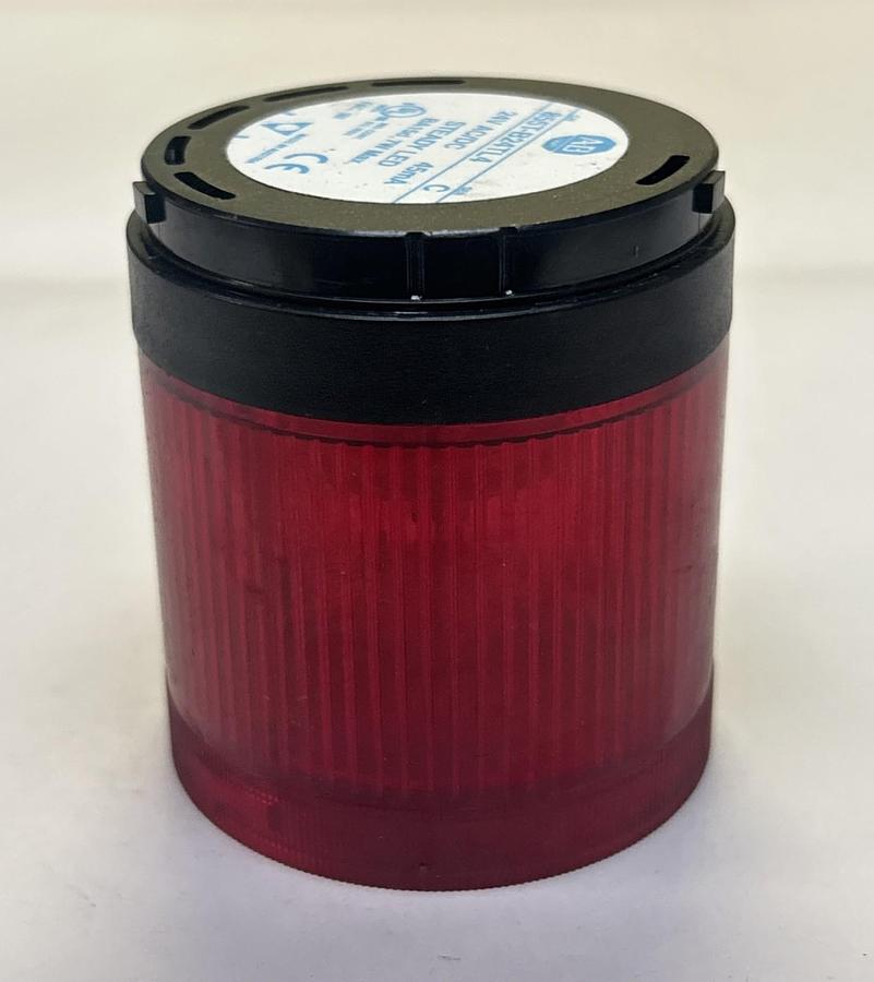 Used ALLEN BRADLEY,855T-B24TL4,RED STEADY LED STACK LIGHT