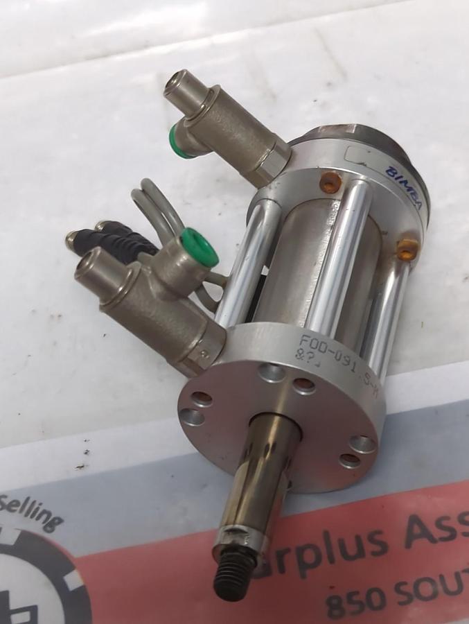 Used BIMBA,FOD-091.5M,PNEUMATIC AIR CYLINDER ASSEMBLY PRE-OWNED