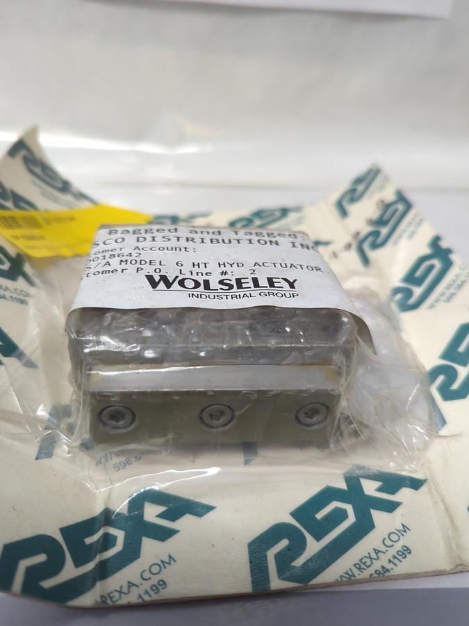 Used REXA,SP-S04455-W,6HT HYD ACTUATOR NEW SEALED