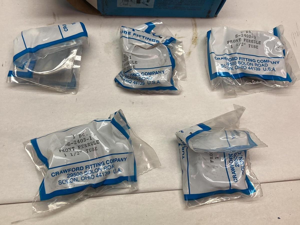 Swagelok,S-2403-1,Front Ferrule 1-1/2 Inch Tube BOX OF 5