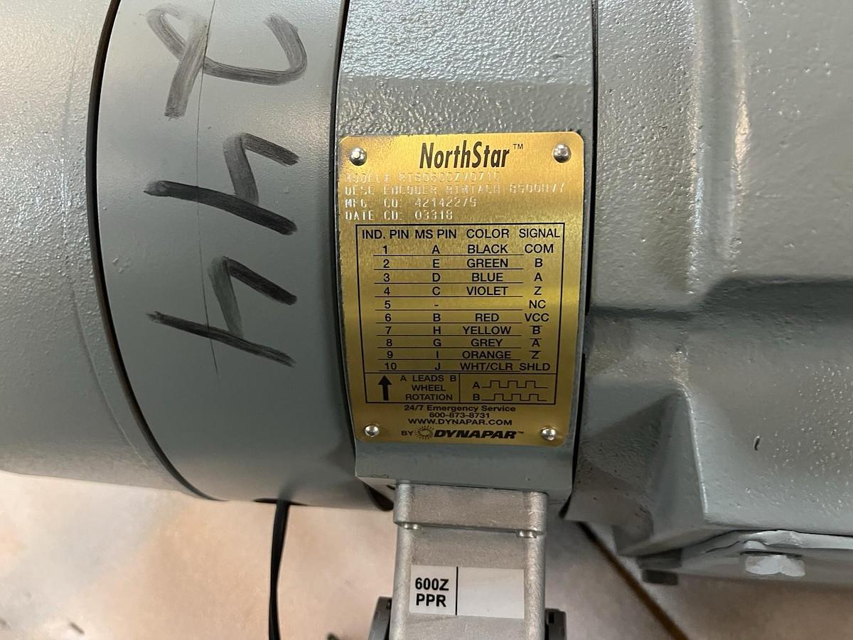 Used KINAMATIC,CD2110ATY,5HP DC MOTOR W DINGS BRAKE 1750RPM 500VDC 5CD154JA817B802