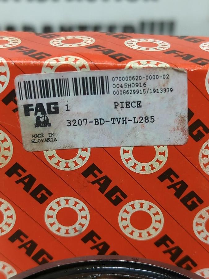 FAG,3207-BD-TVH-L285,DOBLE ROW ANGULAR CONTACT BEARING NOS