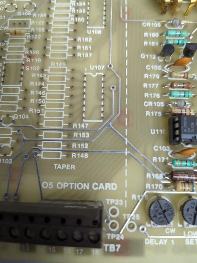 Used DFE,EA1296C,PRINTED OPTION BOARD REV A PRE-OWNED