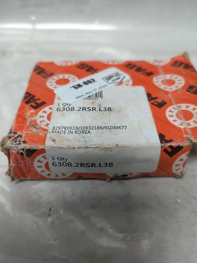 FAG,6308.2RSR.L38,DEEP GROOVE BALL BEARING NOS