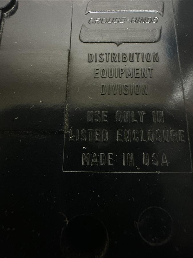 Used Crouse-Hinds,MP120,20 Amp Single Pole Circuit Breaker LOT of 10