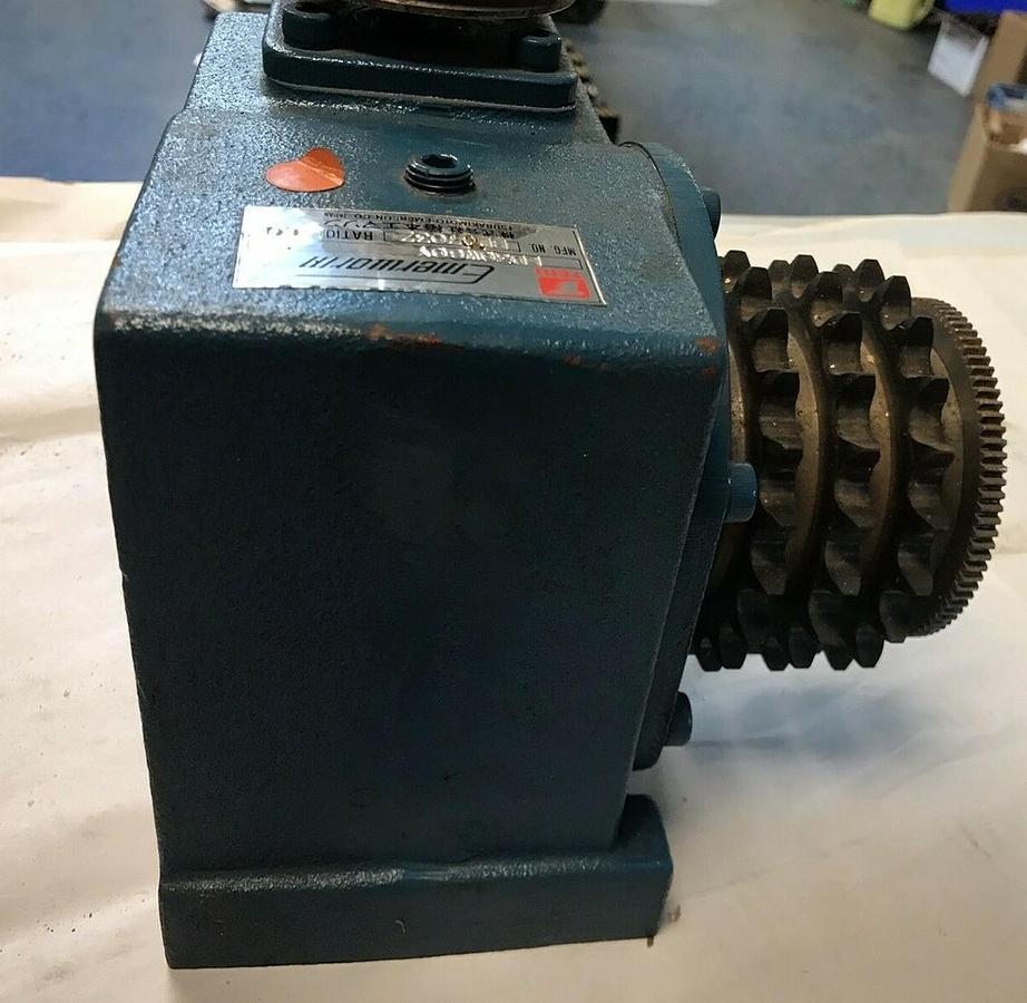 Used Tsubaki Emerworm,ED30W60Y,Gear Reducer Ratio 60