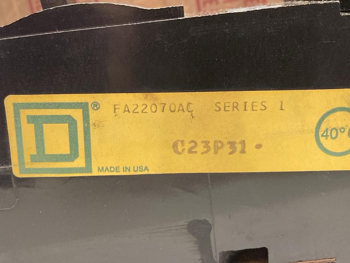 Square D,FA 22070-AC,2-Pole I-Line Circuit Breaker 70A 240Vac