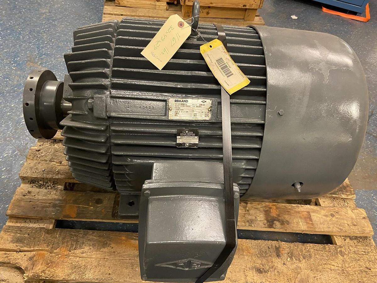 Used Reuland,0600-1ABN-0004,60Hp 30Hp Motor 1800/900RPM 460V Frame 404TS