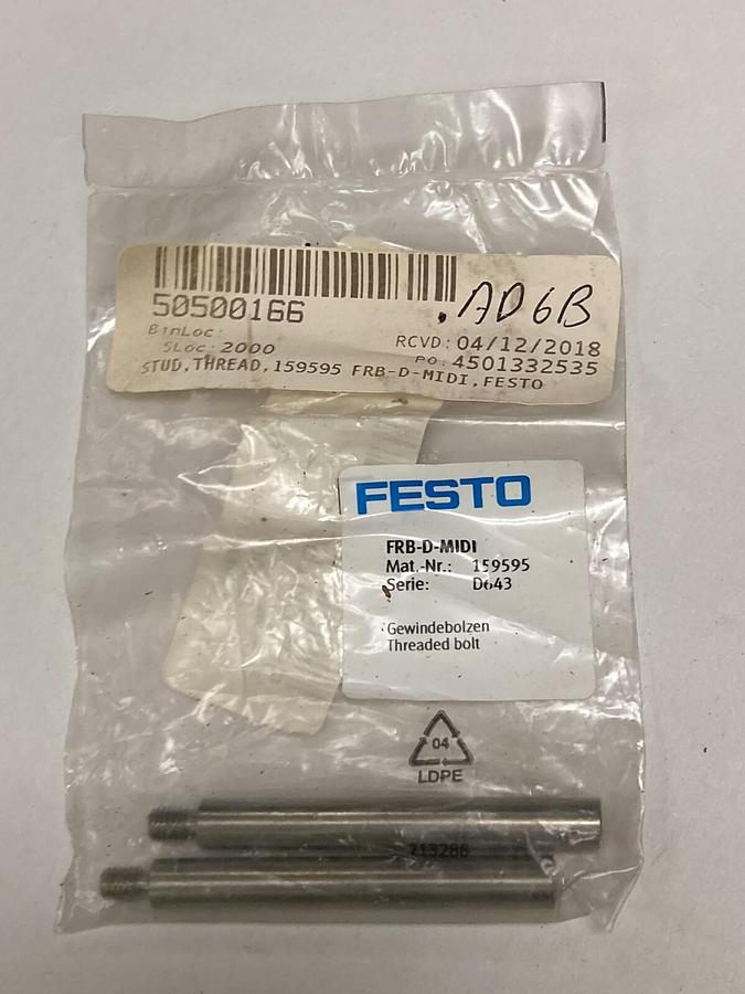 Used Festo,FRB-D-MIDI,Threaded Bolt
