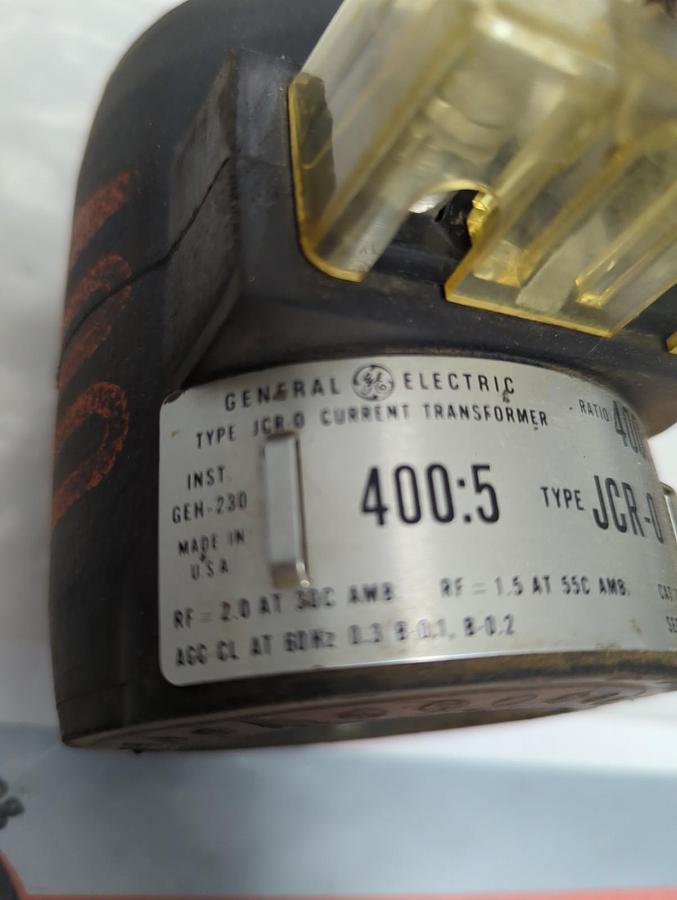 Used GENERAL ELECTRIC,750X34G2,TYPE JCR-0 CURRENT TRANSFORMER PRE-OWNED
