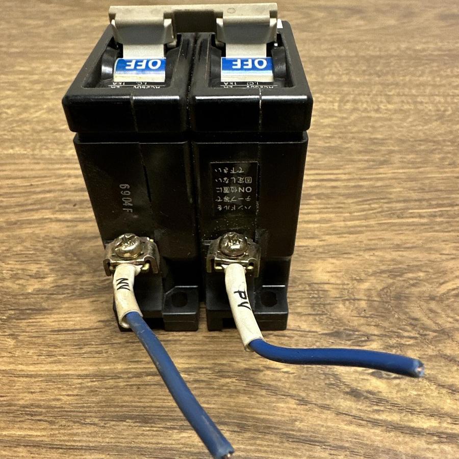 Used Fuji,CP32-D 2A 250V 2 Pole,Circuit Protector