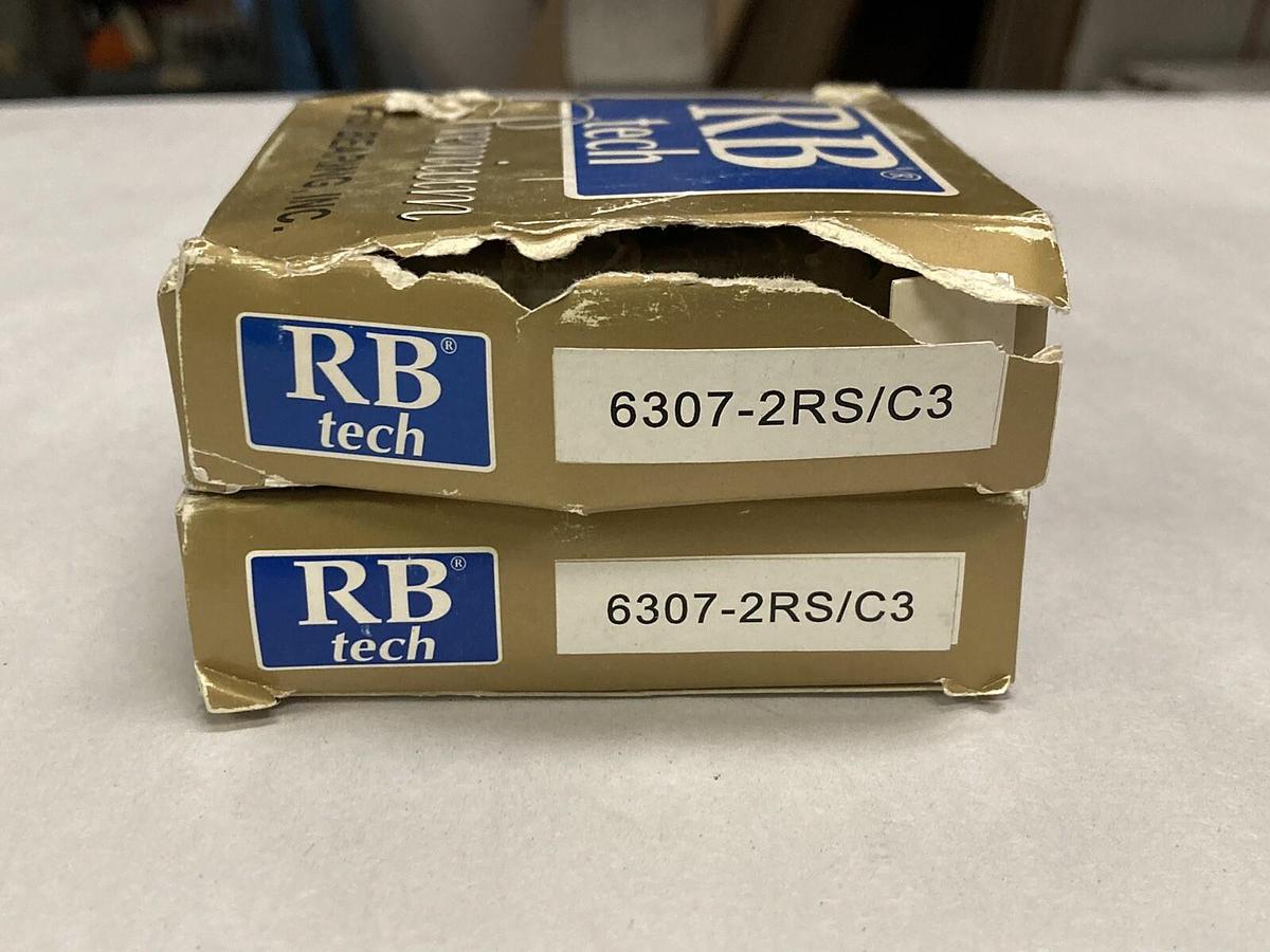 RB Tech,6310-ZZ/C3,BALL BEARING SEALED RBI 6310 ZZ C3 Lot of 2