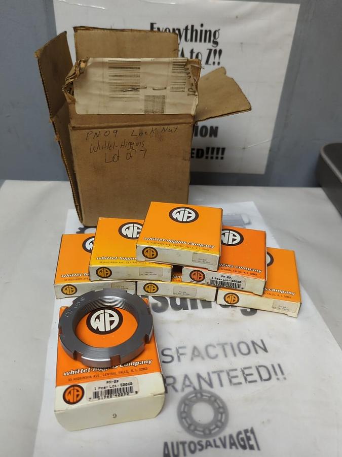 WHITTET-HIGGINS,PN-09,LOCK NUT LOT OF 7 NOS