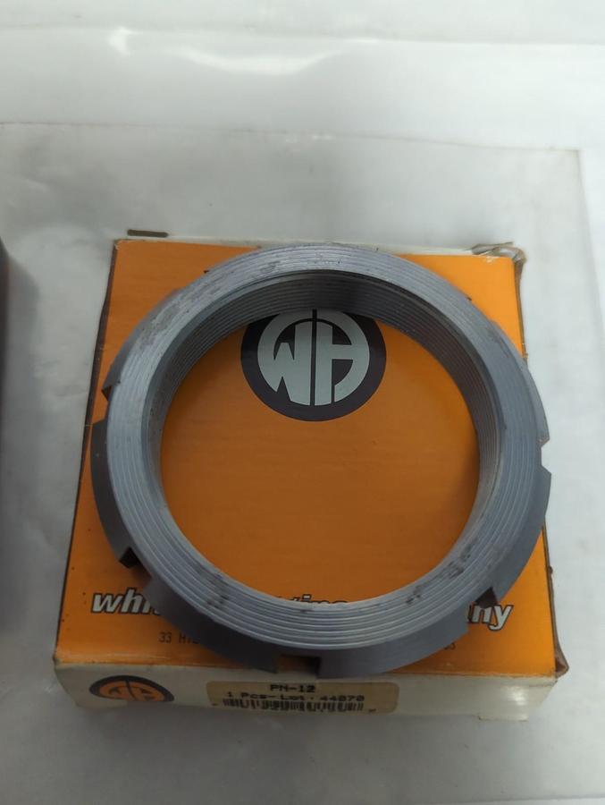 WHITTET-HIGGINS,PN-12,BEARING LOCKNUT LOT OF 2 NOS