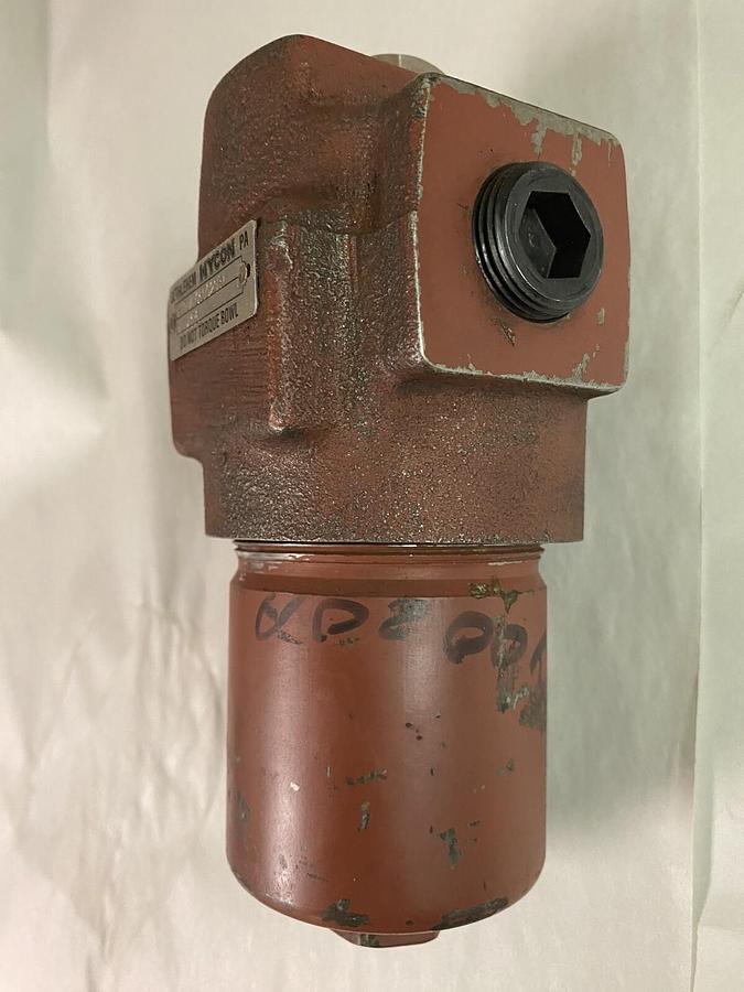 Used HYCON,DFBN/HC60G20BM1.1/3B6,HIGH PRESSURE 3/4 INCH HYDRAULIC FILTER