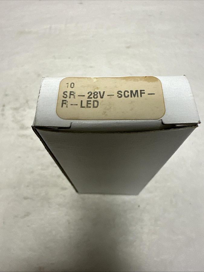 Used Sunray,SR-28V-SCMF,Red LED BOX of 10