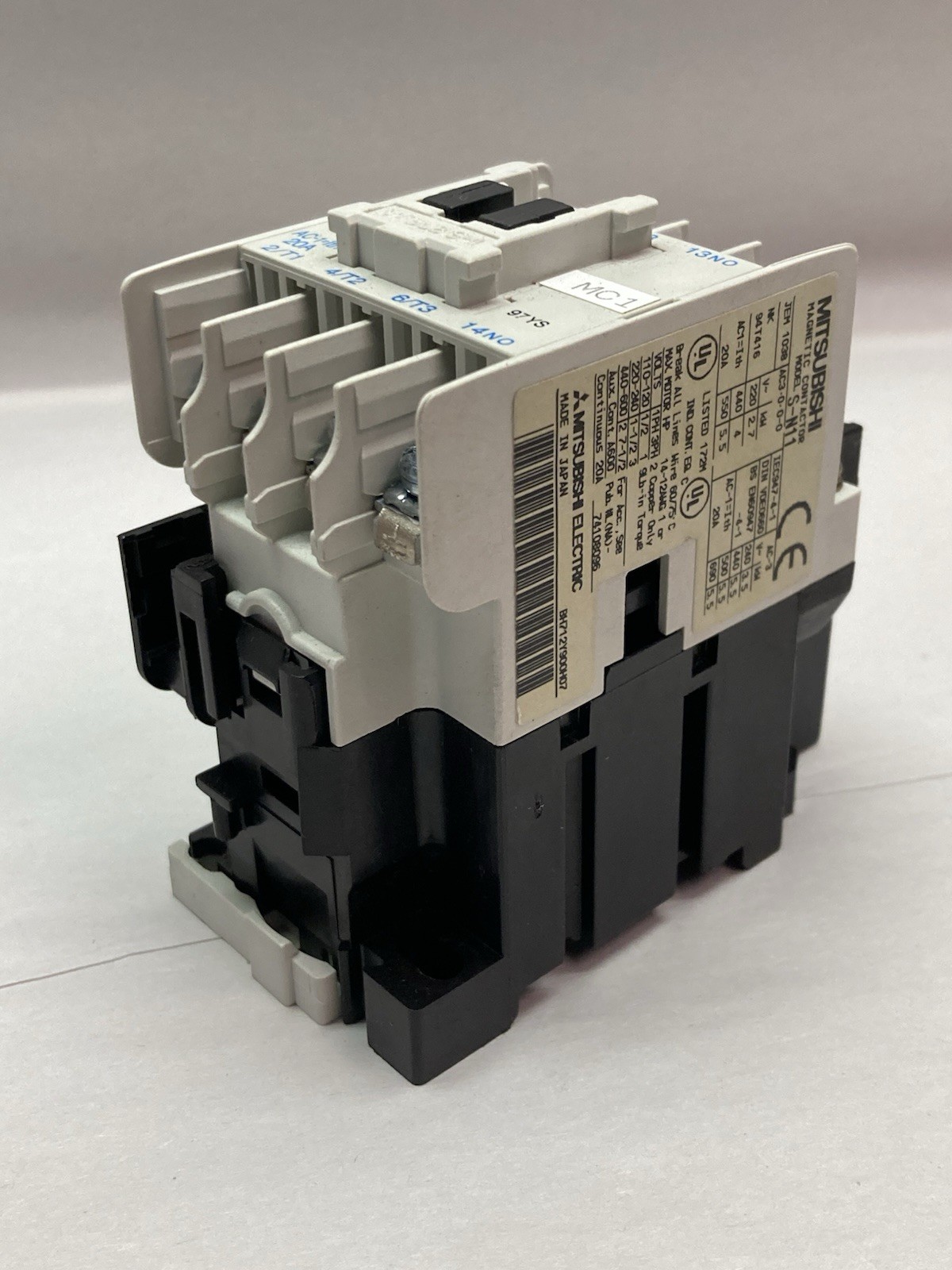 Mitsubishi,Model S-N11,Magnetic Contactor 20A