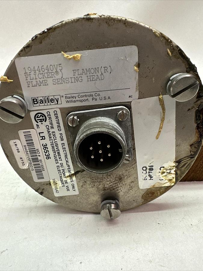 Used Bailey,144640V5,Flicker Flamon Flame Sensing Head