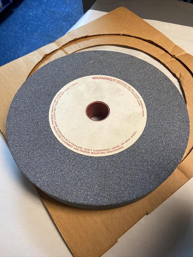 Radiac,A60-M5-V1,10x1-1/2x1-1-1/4 Bench Grinding Wheel A60-M5-V1 Box of 3 NOS