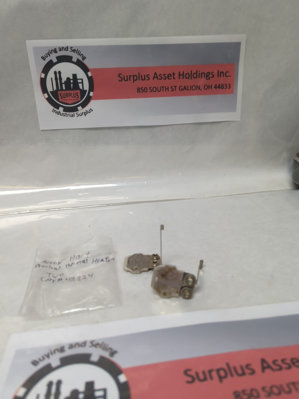 Used ARROW HART,42124,OVERLOAD HEATER ELEMENT LOT OF 2 PRE-OWNED