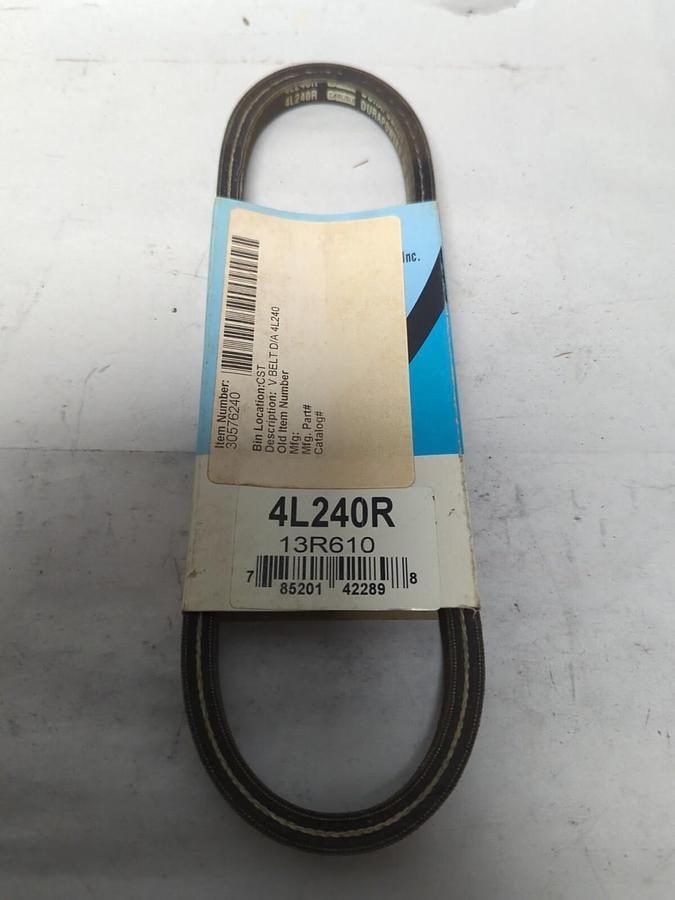 CARLISLE,4L240R,DURA POWER II LIGHT DUTY V BELT NOS