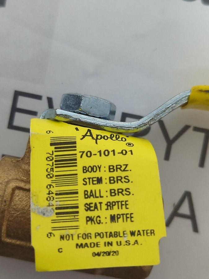 APOLLO,70-101-01,1/4 INCH BALL VALVE NOS