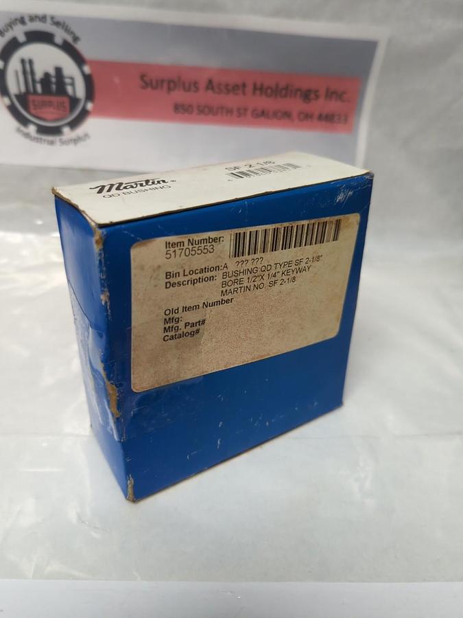 MARTIN,SF 2-1/8,QD BUSHING NOS