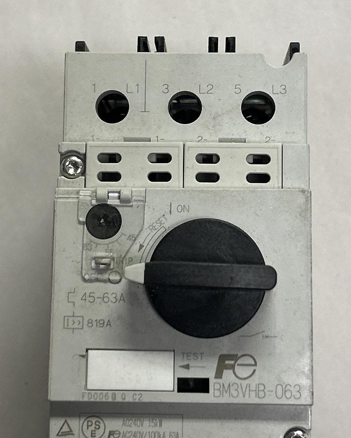 FUJI ELECTRIC,BM3VHB-063,MOTOR STARTER NOS