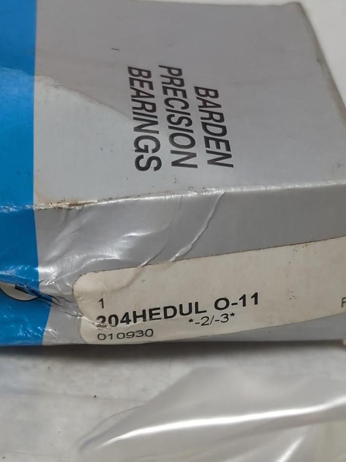 BARDEN,204HEDUL,ANGULAR CONTACT PRECISION BEARING BOX OF 2 NOS