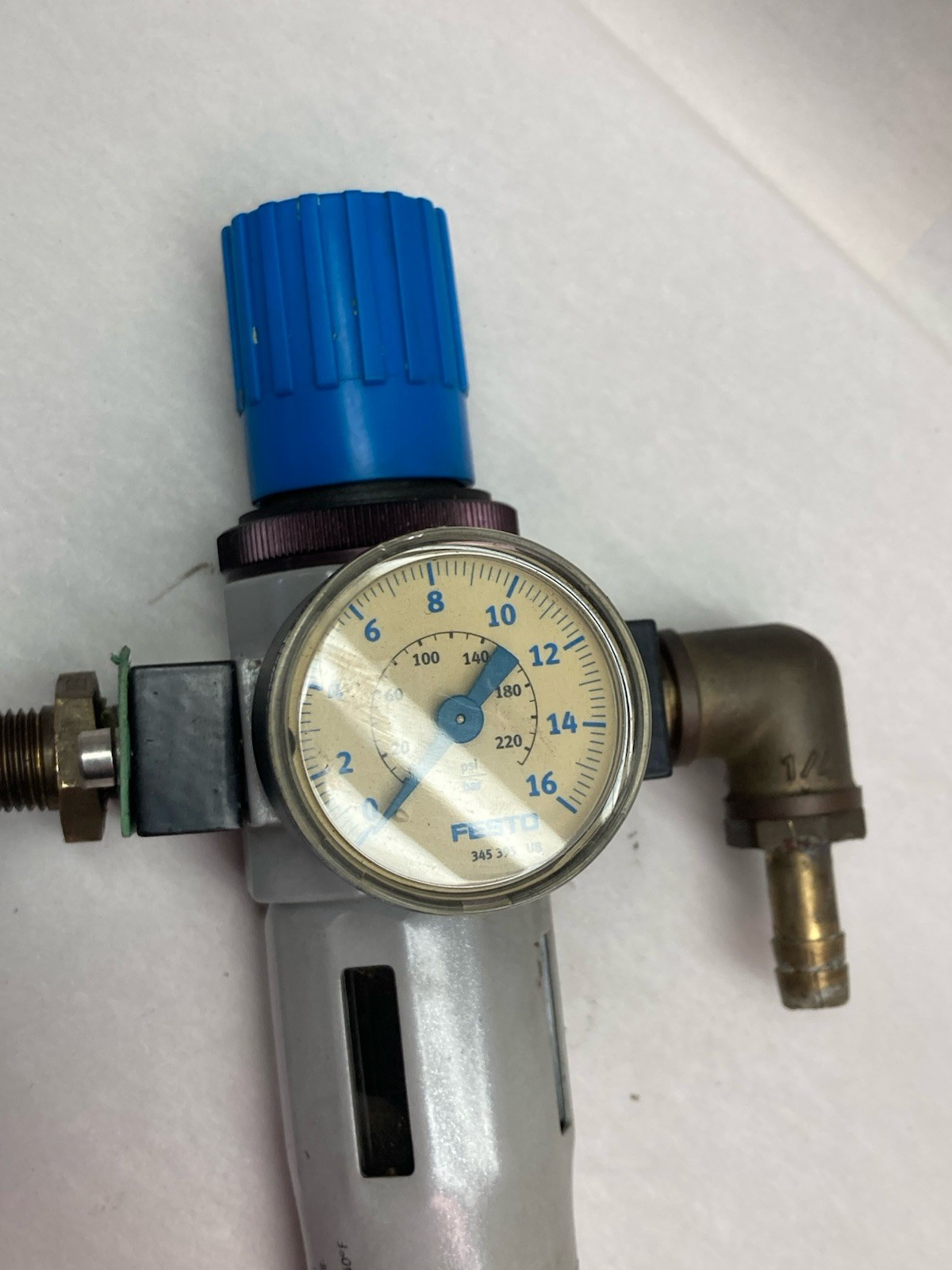Used Festo,LFR-D-5M-MINI-A,Filter Regulator 12 bar 1.2MPa