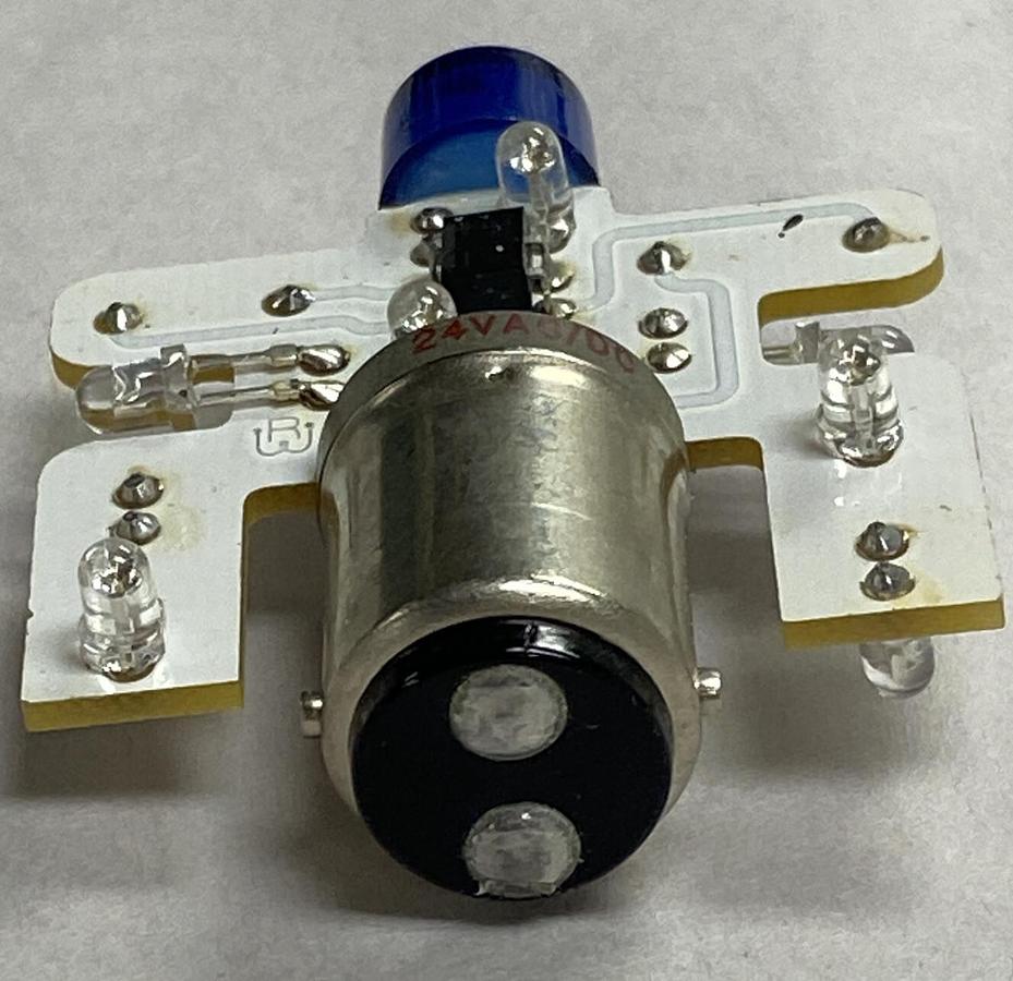 Allen-Bradley,855T-LL24B,Ser A LED Lamp Socket-Mount Blue 24VAC/DC